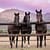 Thoroughbred mares in a field on a stud farm in south africa